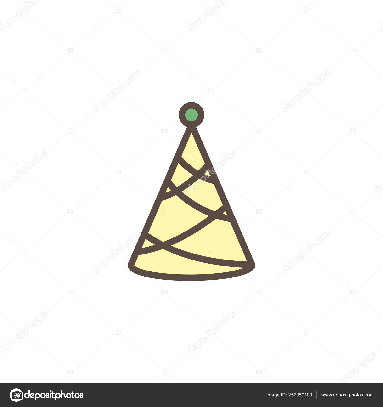 Vektorgrafiken Party Hut Symbol Vektorbilder Party Hut Symbol Depositphotos