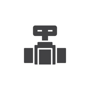 Boru vanası vektör simgesi