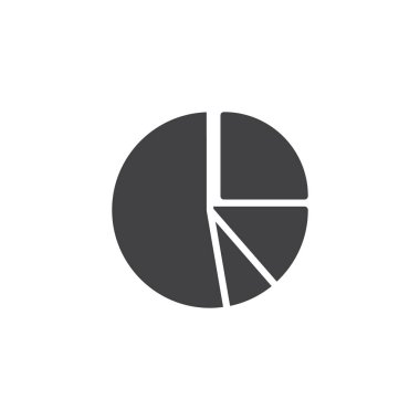 pasta grafiği vektör simgesi