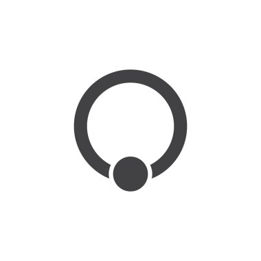 Takı vektör simge piercing