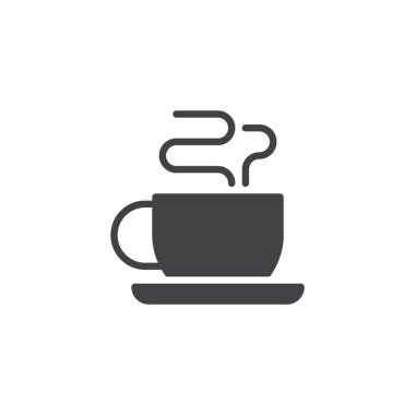 Sıcak kahve Kupası Buhar vektör simgesi ile