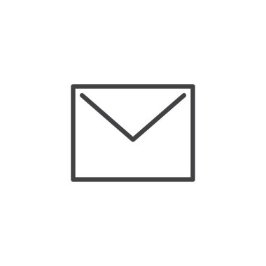 Zarf posta anahat simgesini