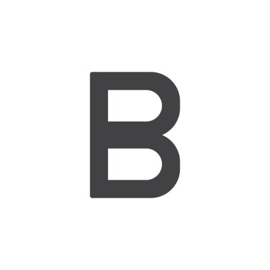 Beta mektup vektör simgesi