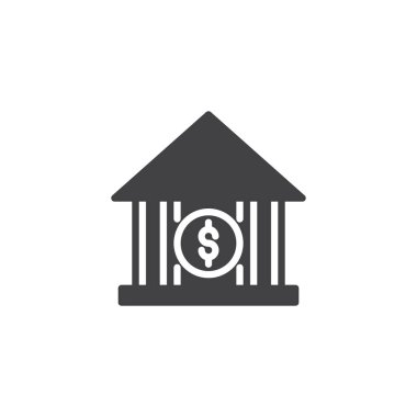 Banka oluşturma vektör simgesi