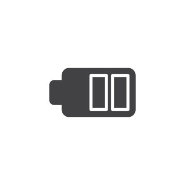 Pil seviyesi vektör simgesi