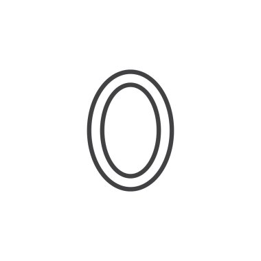 Omicron harf anahat simgesini