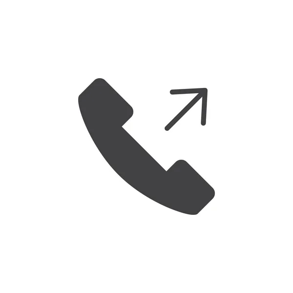 Outgoing call vector icon — Stock Vector