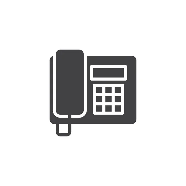 Biuro telefon wektor ikona — Wektor stockowy