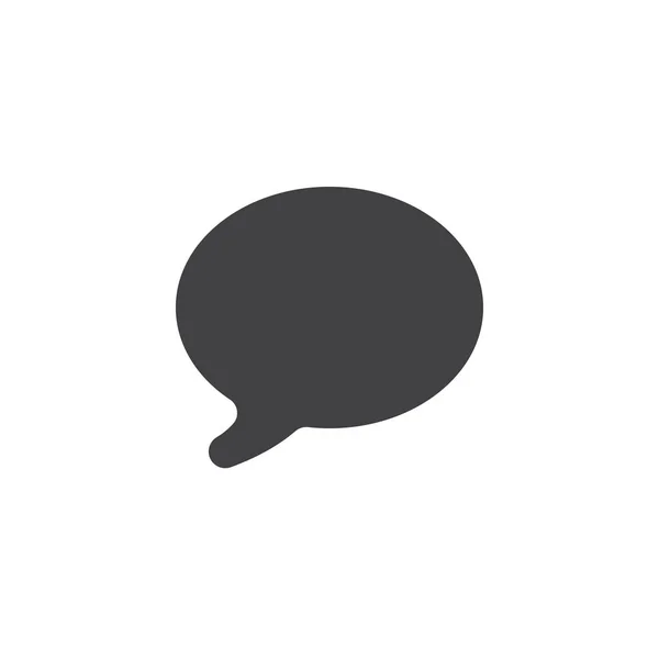 Diálogo burbujas de voz vector icono — Vector de stock