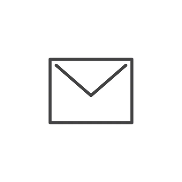 Ícone de esboço de e-mail envelope — Vetor de Stock