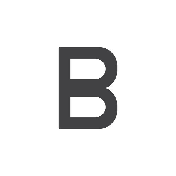 Beta letter vector icon