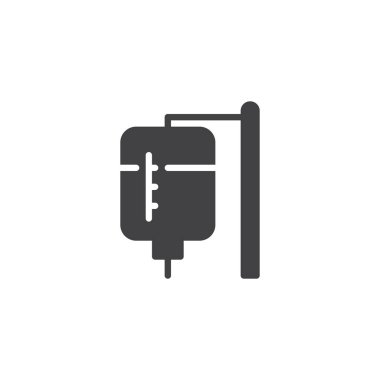 Kan nakli çanta vektör simgesi