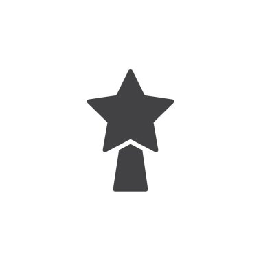 Noel vektör yıldız simgesi