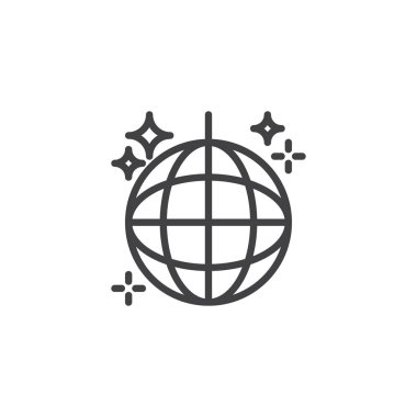 Disko topu anahat simgesini