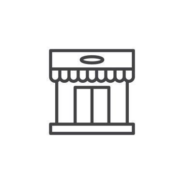 Mağaza mağaza anahat simgesini