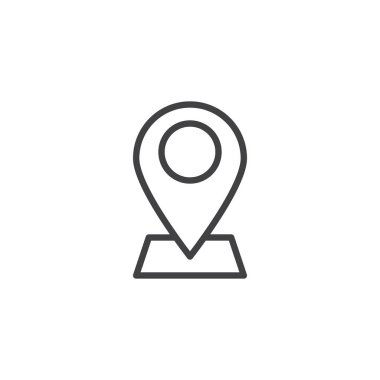 Gezinti PIN anahat simgesi