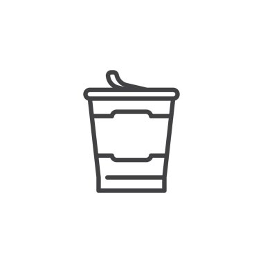 Yoğurt Kupası anahat simgesini