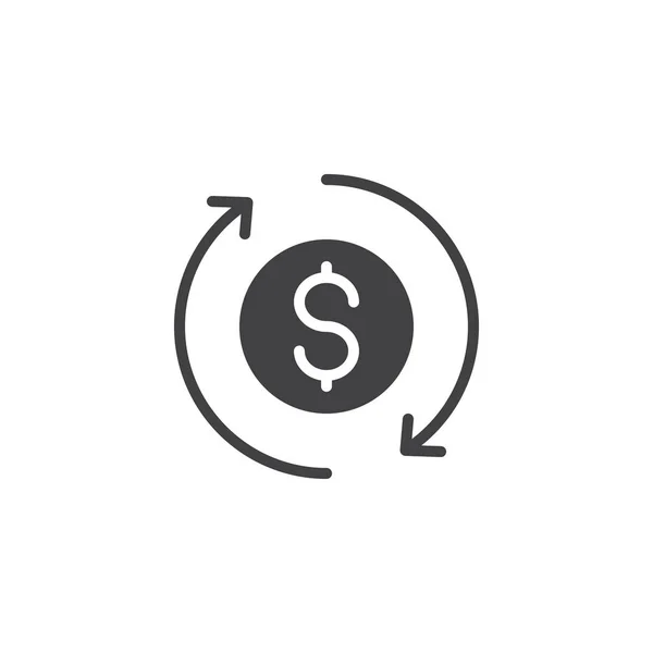 Обмін доларів значок векторної валюти — стоковий вектор