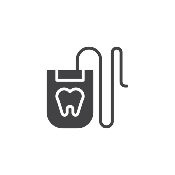 Icono de Vector de Flujo Dental — Vector de stock