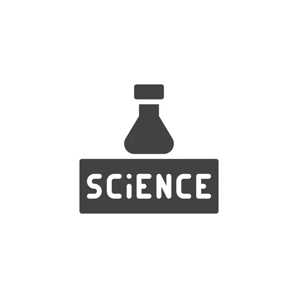 Chemistry Science vector icon — Stock Vector