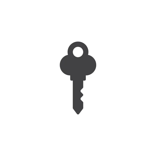 Antique key vector icon — Stock Vector