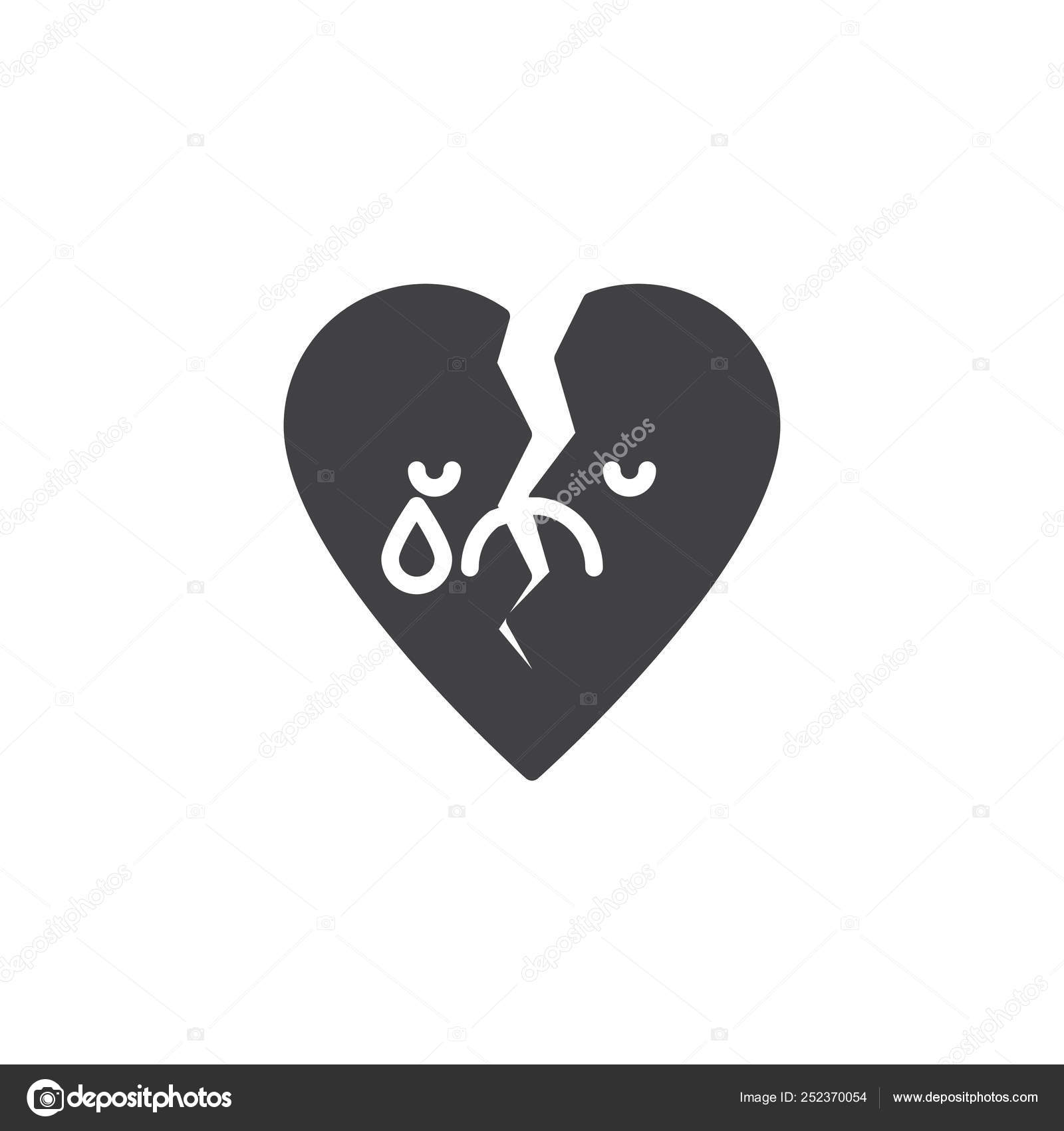 268 Broken Heart Emoji Vector Images Broken Heart Emoji Illustrations Depositphotos