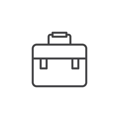 Evrak çantası anahat simgesini