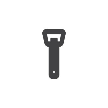 Şişe açacağı vektör simgesi