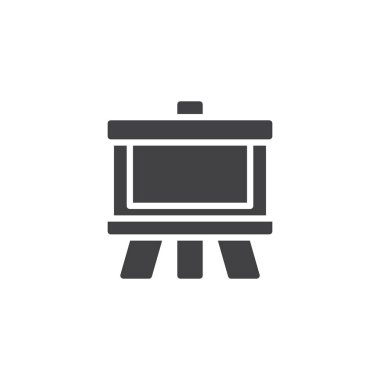 Boş flip grafik vektör simgesi