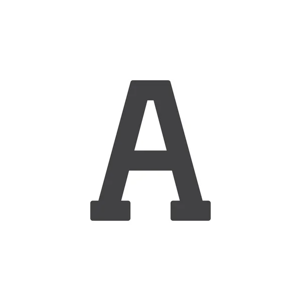 Εικονίδιο του φορέα γράμμα Άλφα — Διανυσματικό Αρχείο
