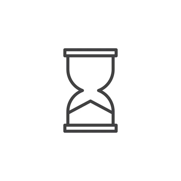 Пісочний годинник структури значок — стоковий вектор