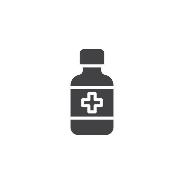 Medicine bottle vector icon — Stock Vector