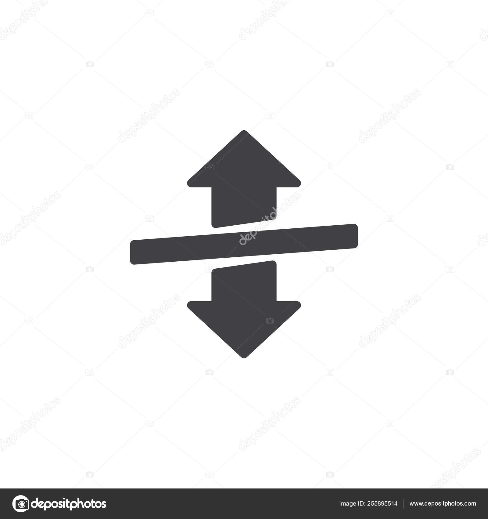 Up Down Arrow Vector Icon Stock Vector C Avicons