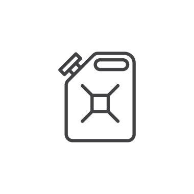 Benzin bidon hattı simgesi