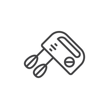 Elektrikli el karıştırıcı satırı simgesi