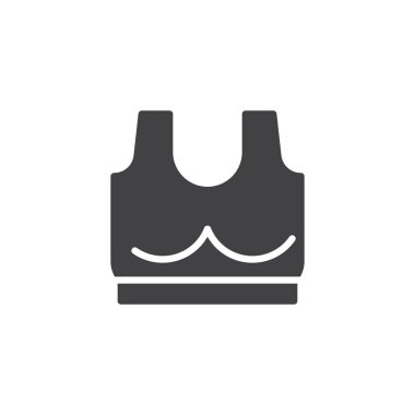 Spor sutyen vektör simgesi