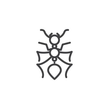Karınca zararlıları çizgi simgesi