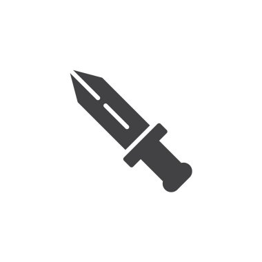 Kılıç silah vektör simgesi