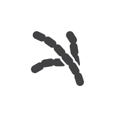 Streptococcus bakteri vektör simgesi