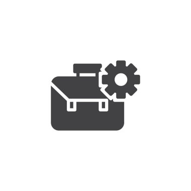 İş planlama vektör simgesi