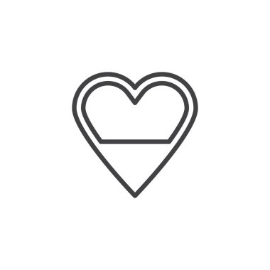 Aşk kalp enerji hattı simgesi