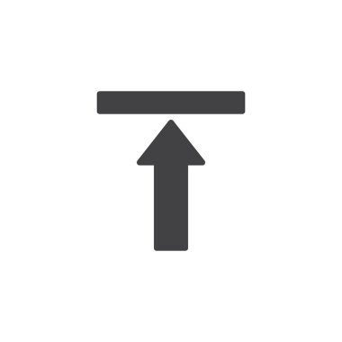 ok vektör simgesi yükle