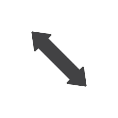 Divergent oklar vektör simgesi