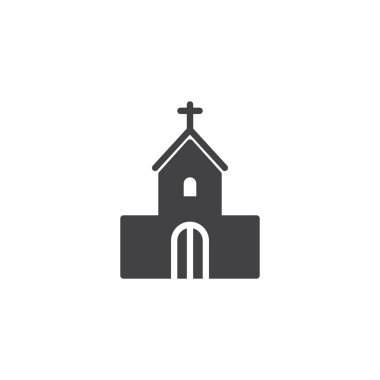 Kilise evi vektör simgesi
