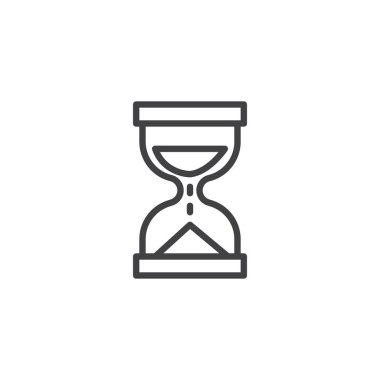 Kum saati hattı simgesi