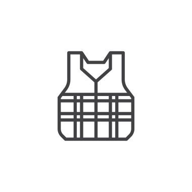 Güvenlik çizgisi simgesi