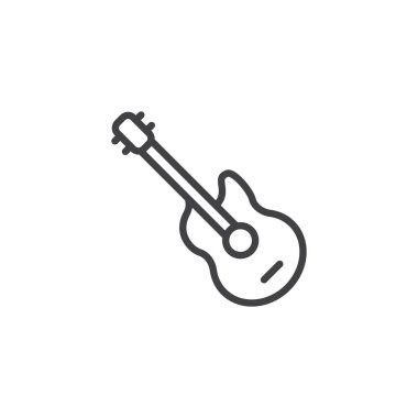 Akustik gitar satırı simgesi
