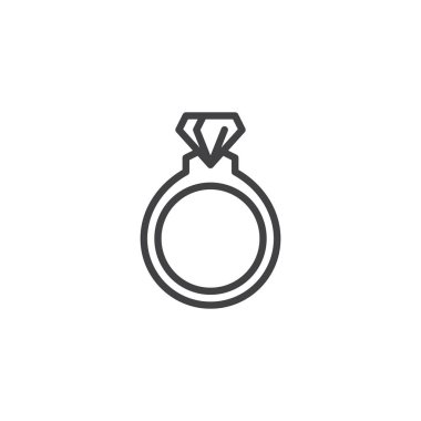 elmas yüzük satırı simgesi