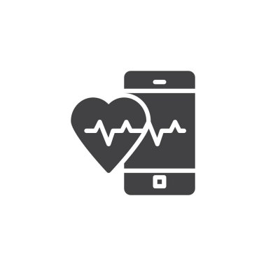 Cep telefonu sinyal izci vektör simgesi