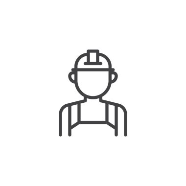 Endüstriyel çalışan hattı simgesi